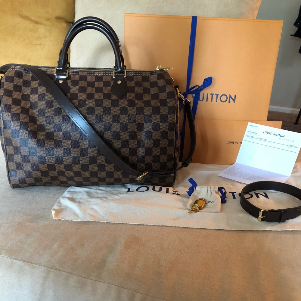 Speedy Bandouliere 35 Damier Ebene